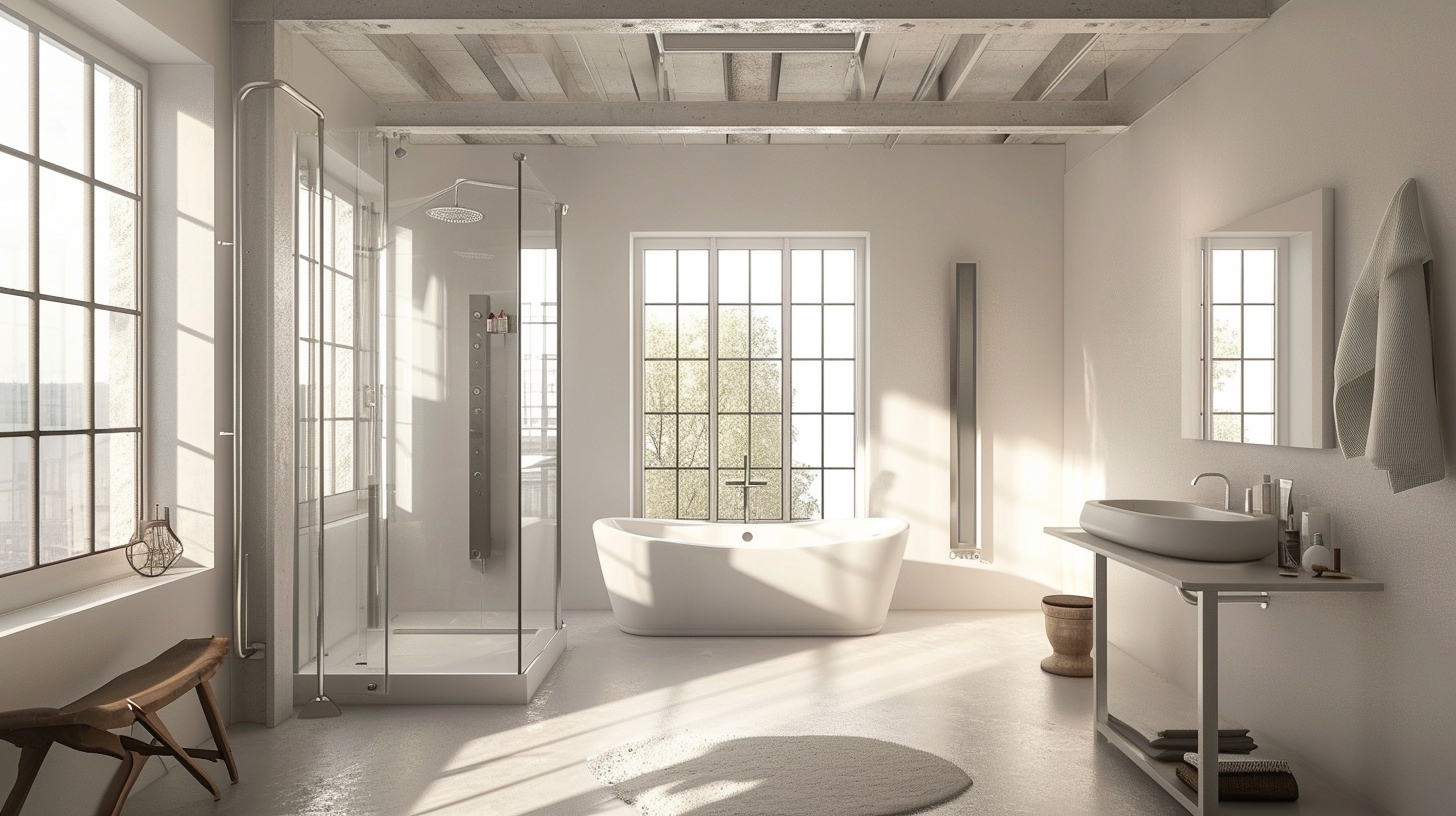 Luxury Norwegian Bathroom Healdsburg CA