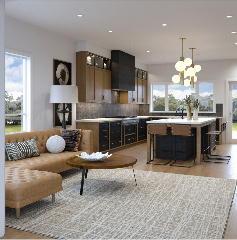 Healdsburg Couple in Luxury Living Room